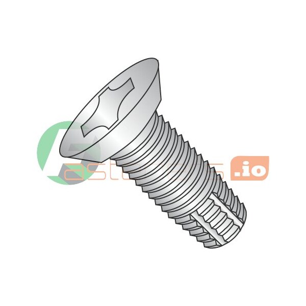 Newport Fasteners Thread Cutting Screw, #10-32 x 1/2 in, Stainless Steel Flat Head Phillips Drive, 3000 PK 995012 - main